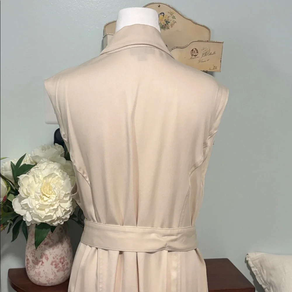 J Jill Wearever jacket, dress oatmeal with Tie Belt - Picture 3 of 8